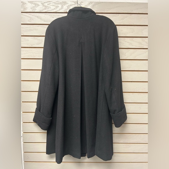 Relativity Classic Black Pea Coat - Picture 6 of 6